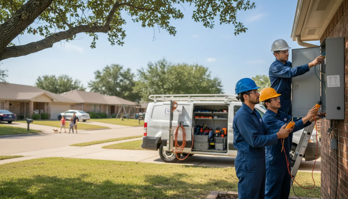 Certified electrician providing emergency electrical services in Belknap, IL